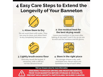 9インチラウンドバヌトン ライナー付き発酵バスケット バヌトン