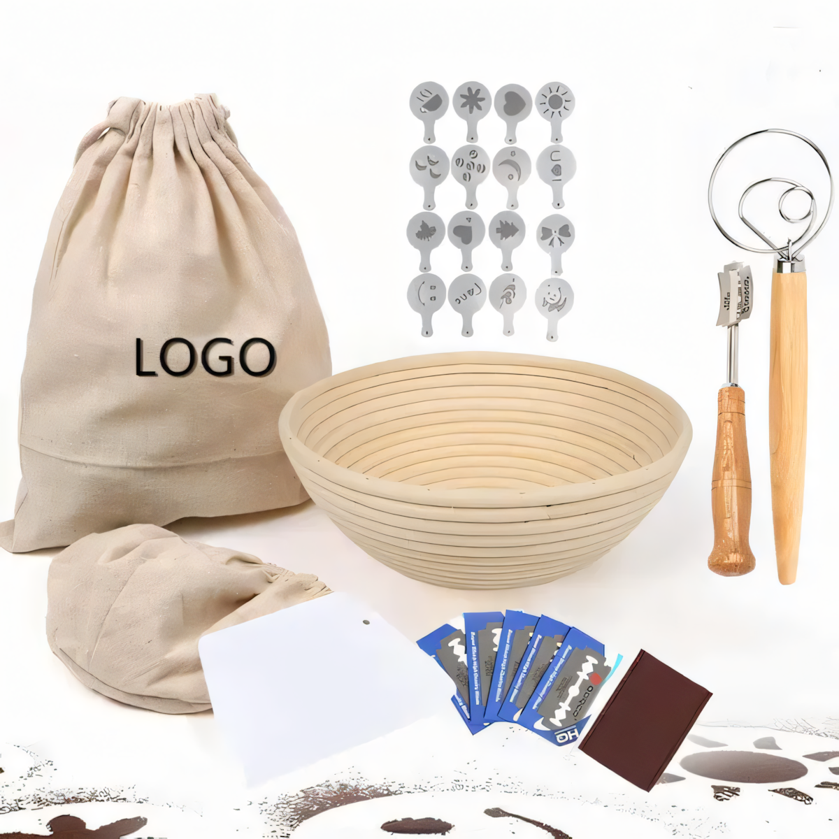 バッグ付き発酵バスケット