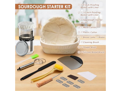 ベーカーズブレッドバスケット エアフライヤーライナー ベーキングトレイバスケット 9インチウィッカー