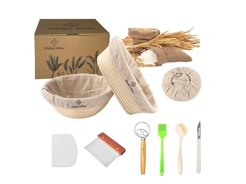 ベーキング材料ギフトバスケット ブレッド用発酵バスケット ウィッカープルーフィング