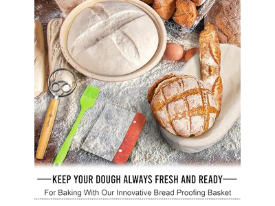 ベーキング材料ギフトバスケット ブレッド用発酵バスケット ウィッカープルーフィング