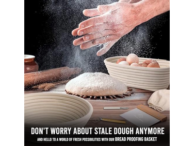 ベーキング材料ギフトバスケット ブレッド用発酵バスケット ウィッカープルーフィング