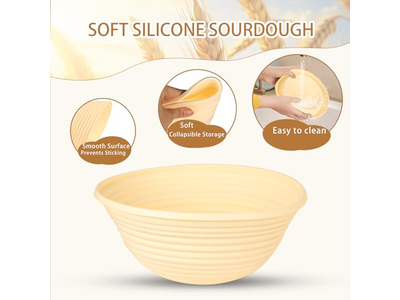 職人パン用バヌトン 初回使用 10インチカバー 楕円形8Pライナー