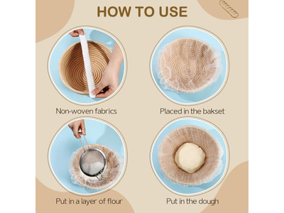 バヌトン発酵バスケット 大型楕円バスケット 9インチ プレーンバヌトンパッケージ