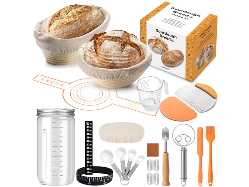 バヌトン発酵バスケット 大型楕円パン 25cm 10インチ丸型プレミアム発酵