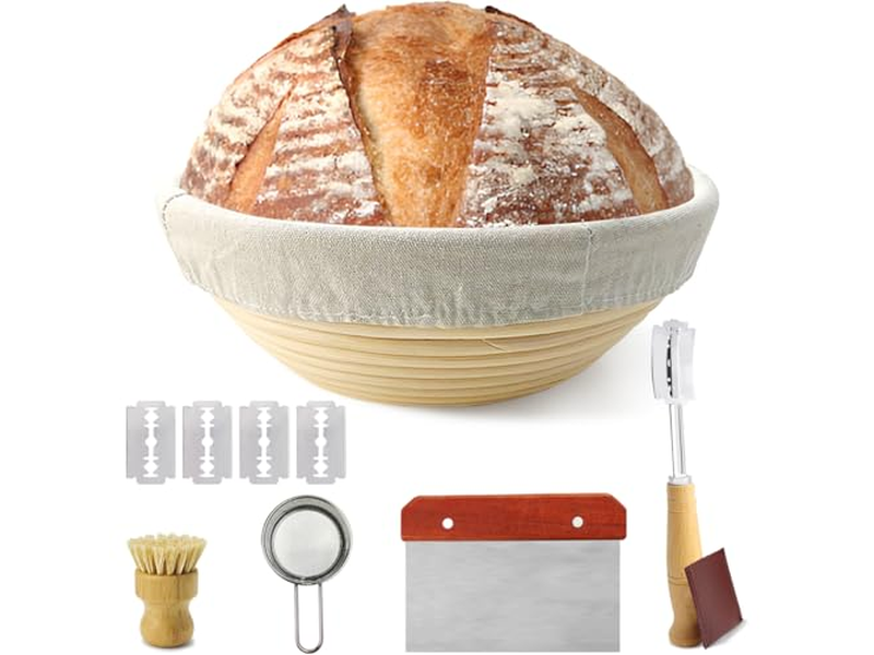 バヌトン<u><a href='https://ja.bannetonbasket.com'>発酵バスケット</a></u> プラスチック天然バスケット バヌトンパンセット手作り