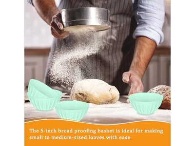 バヌトン パン発酵バスケット 丸型バヌトンバスケットキット ホット楕円形ベーキング25cm