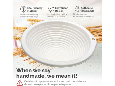 サワードウ発酵用バヌトン 発酵バスケット パンキット 9個 水化学