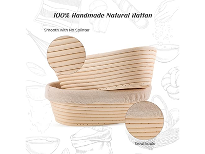 ブレッドレーム スクレーパー バヌトンセット 12インチ楕円形 ステンレス ベイカーズ11cm DIY使用