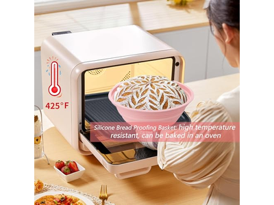 再利用可能なサワードウスターター カバークロス付きブレッド発酵バスケット