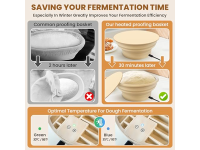 ウィッカーバスケット 楕円形バスケット 生地スクレーパー サワードウパン容器