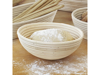 ケインバヌトン発酵バスケット 9インチ スクレーパーレイム ホットセールブレッド ライナー付き