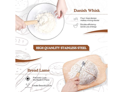 バスケット用布ライナー 円形ベーキングバスケット パンウォーマー ストーン付きバルク