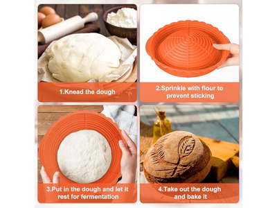 発酵バスケット パンバヌトン 発酵バスケット バヌトン 10インチ 2個セット