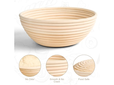 高品質バヌトンフレンチブレッド ボス リネンライニング 小型丸型クロワッサン